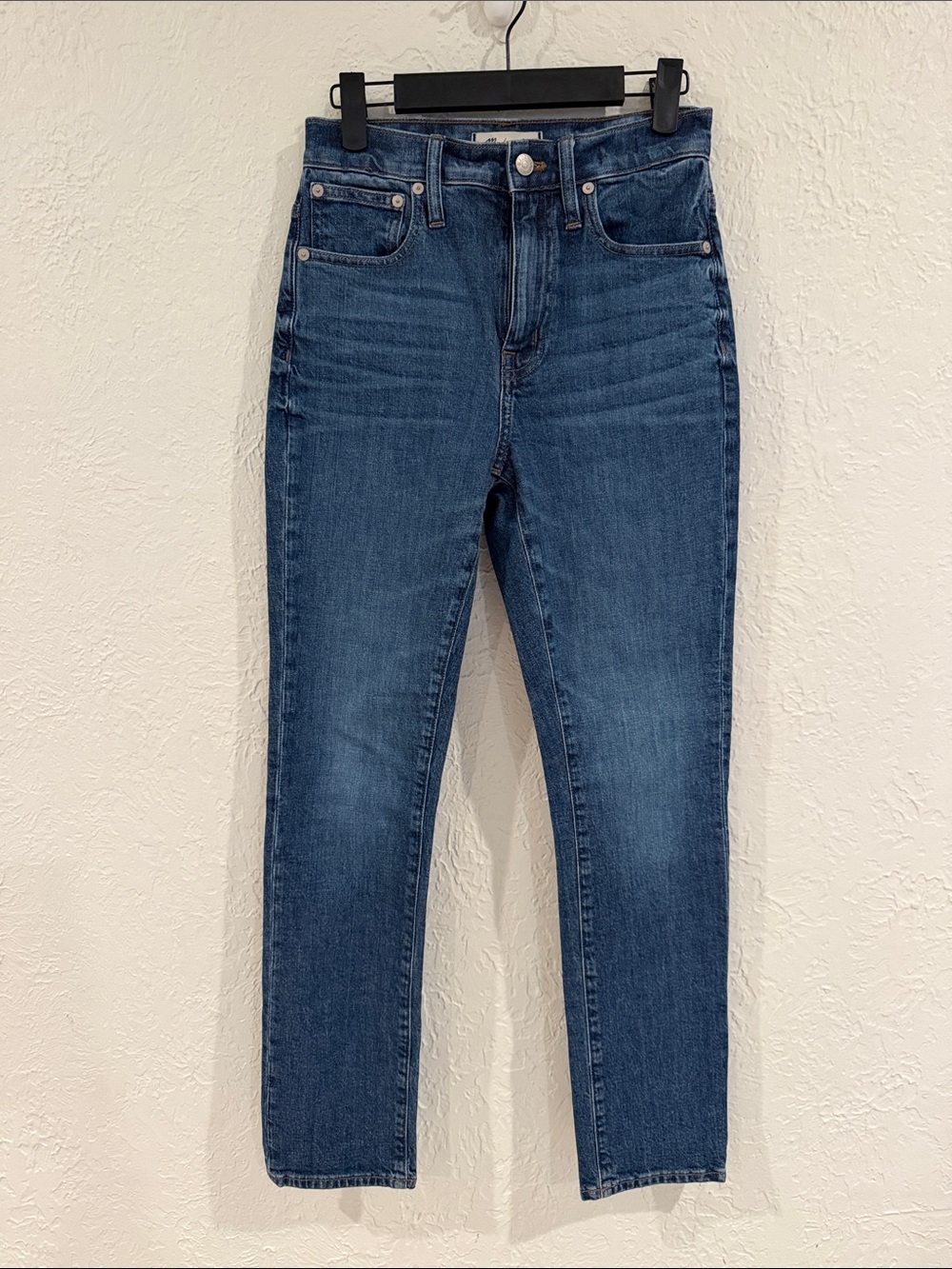 Madewell High Rise Slim Boy Jeans size 24 in Medium Blue Wash